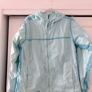 Columbia Sky Blue Hooded Jacket